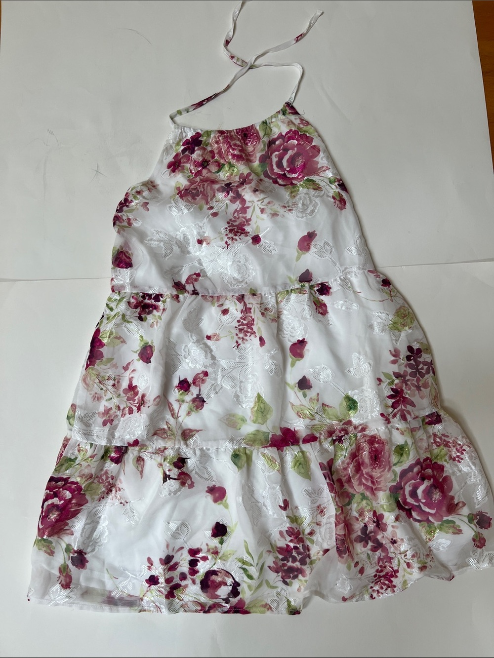 The Children's Place Girl's Floral Halter Dress 10/12